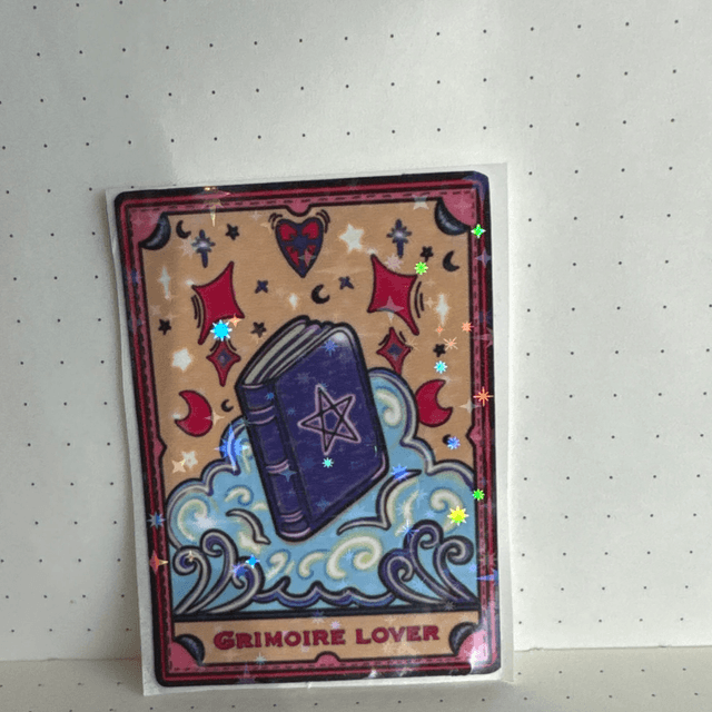 Sticker Holographique, Grimoire Lover