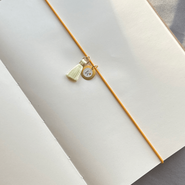 Marque-page Elastique Jaune