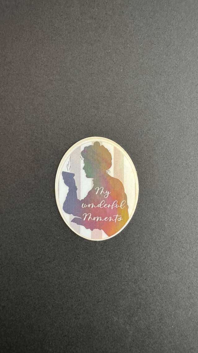 Sticker holographique "My Wonderful moments"