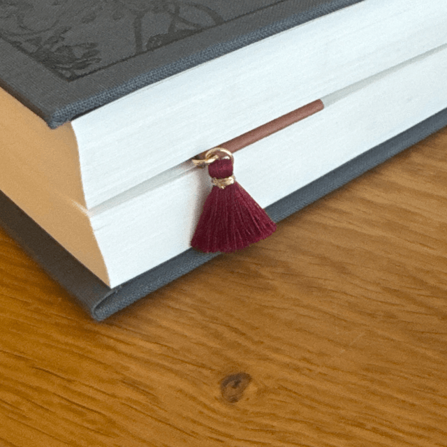 Marque-page Cosy Fall avec breloque citrouille
