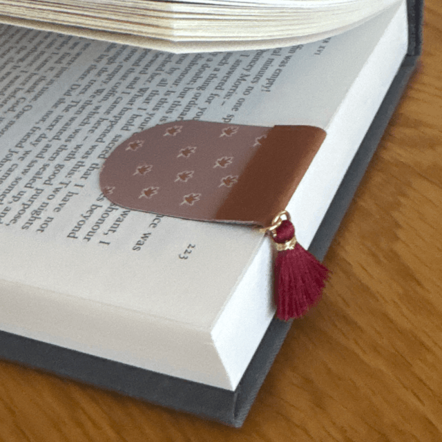 Marque-page Cosy Fall avec breloque citrouille