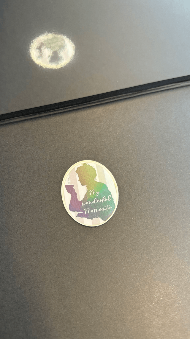 Sticker holographique "My Wonderful moments"