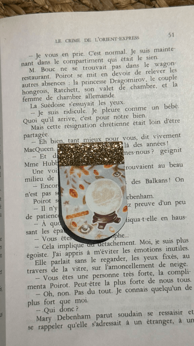 Marque-page magnétique vertical
