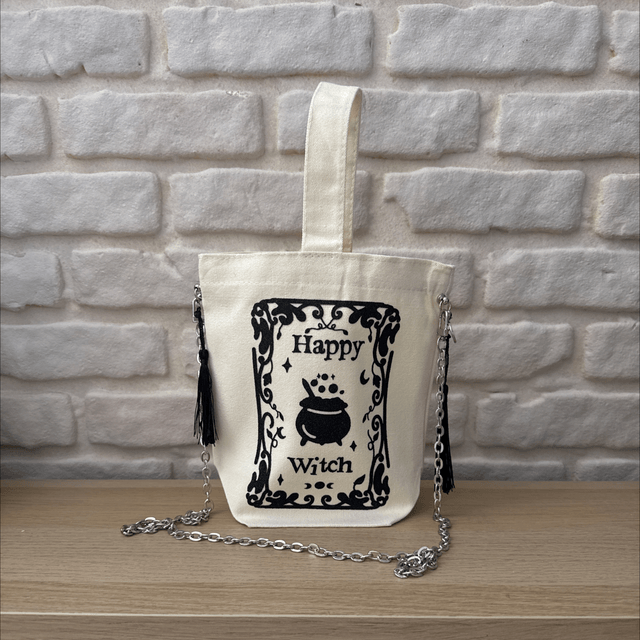 Mini Tote bag « Happy Witch »