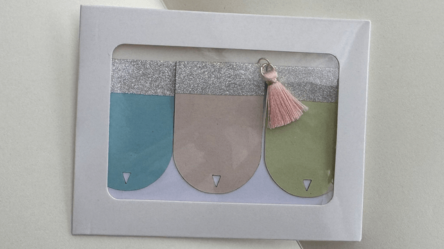 Les basics Aqua, coffret de 3 marque-pages magnétiques