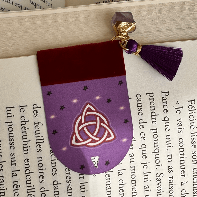 Marque-page Wicca violet