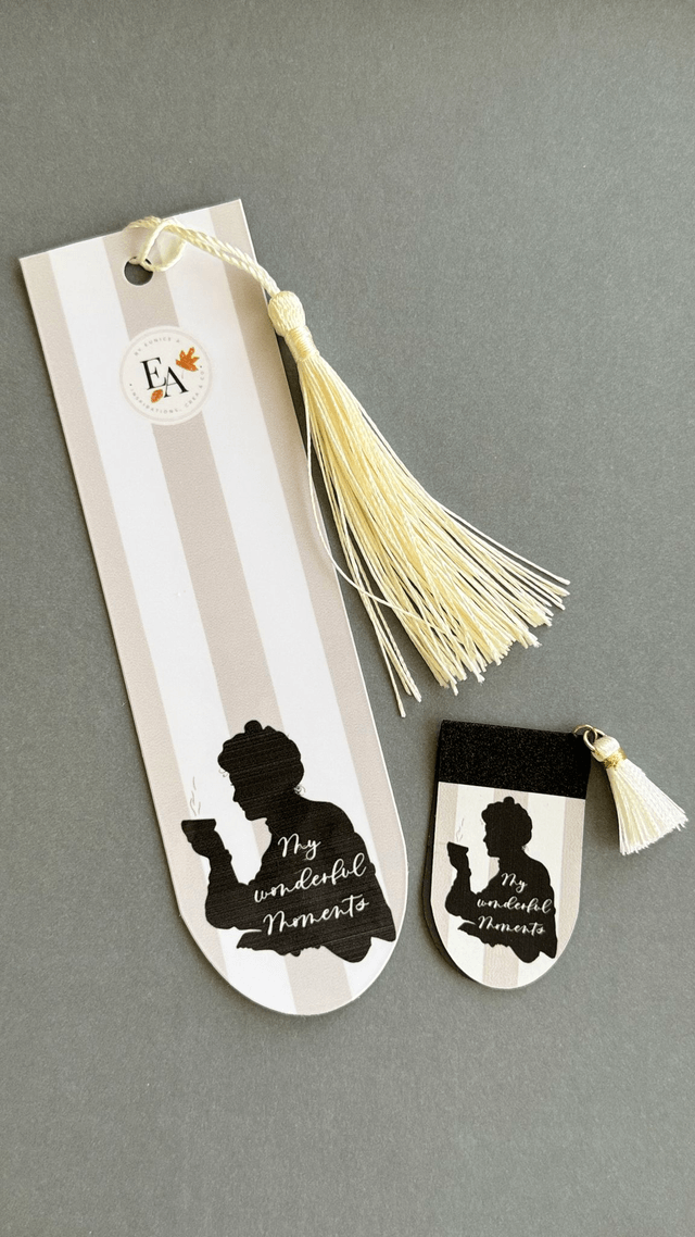 Marque-page "My Wonderful moments", cartonné plastifié
