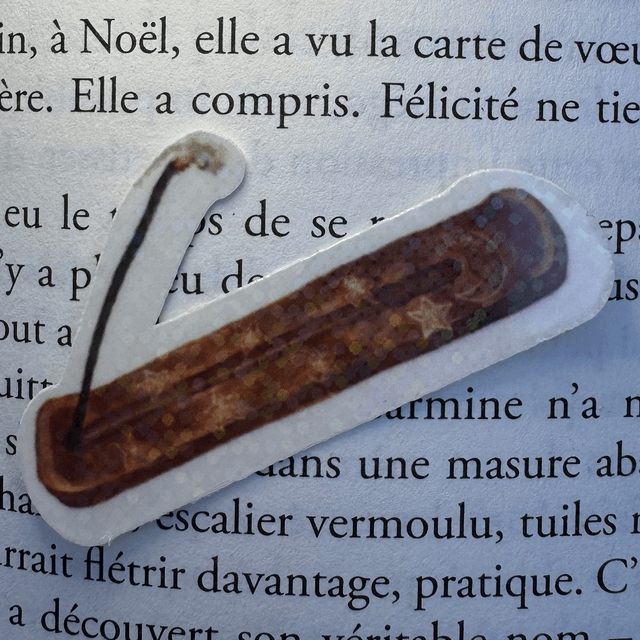 Sticker holographique "Porte-encens"