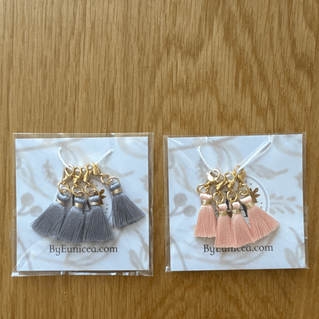 Lots de 4 pompons pour foulard de tirage 