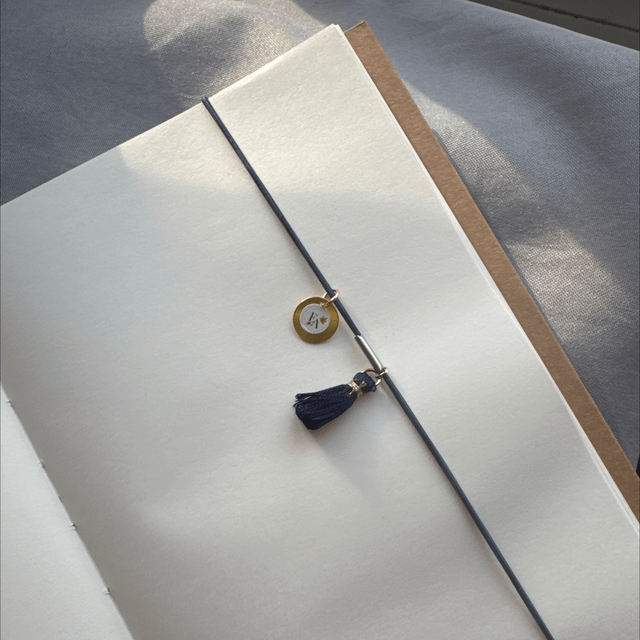 Marque-page Elastique Bleu marine
