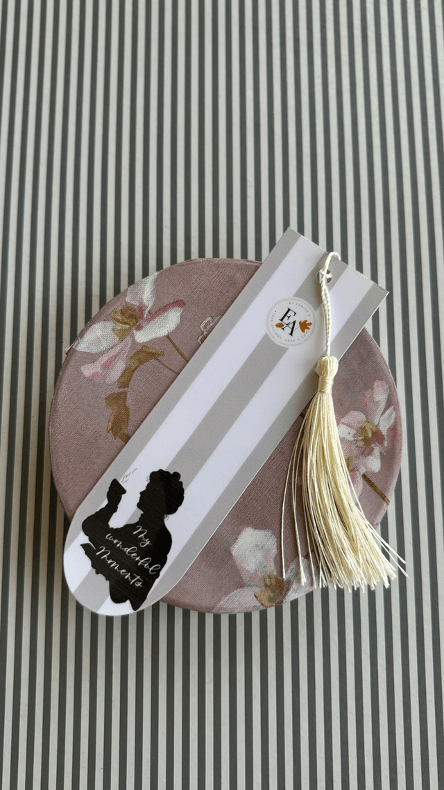 Marque-page "My Wonderful moments", cartonné plastifié