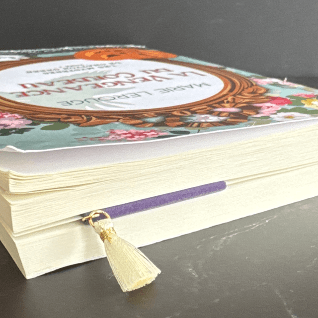 Marque-pages, magnétique, Grimoire Lover, avec pompon