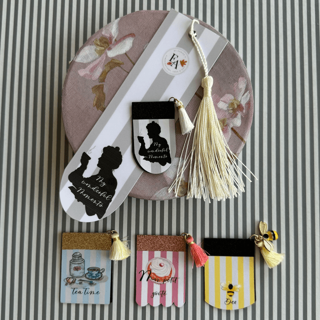 Marque-page "My Wonderful moments", cartonné plastifié