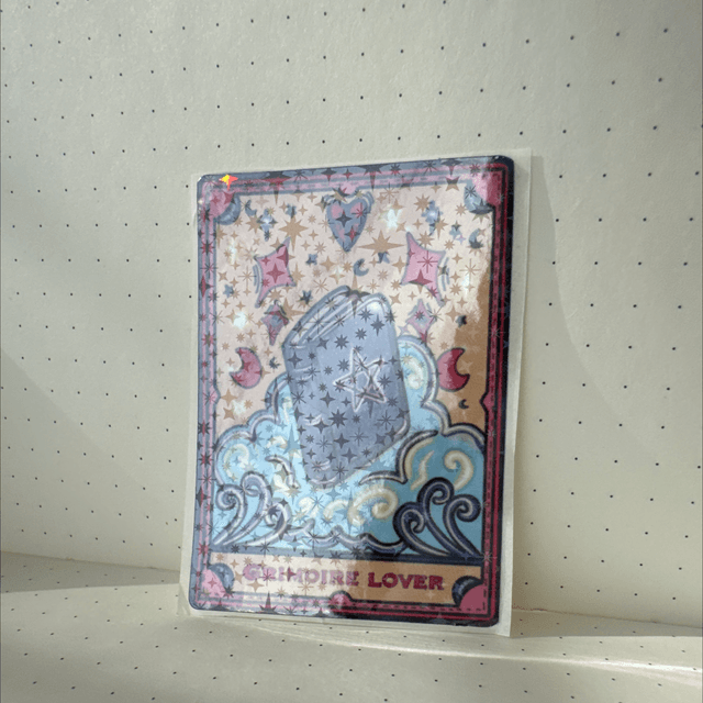 Sticker Holographique, Grimoire Lover