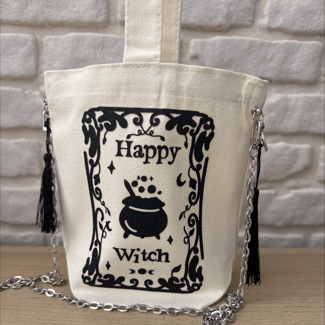 Mini Tote bag « Happy Witch »