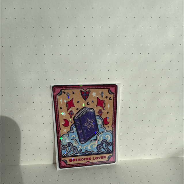 Sticker Holographique, Grimoire Lover