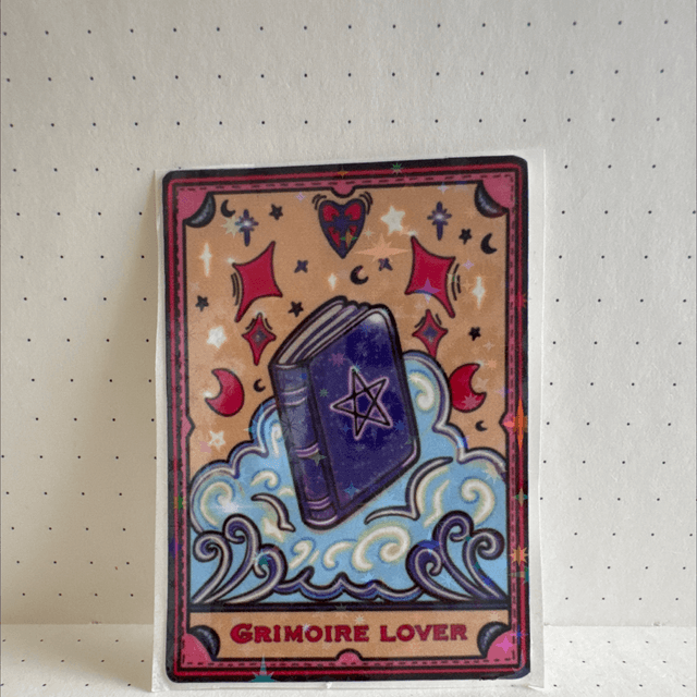 Sticker Holographique, Grimoire Lover