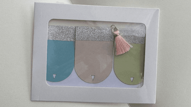 Les basics Aqua, coffret de 3 marque-pages magnétiques