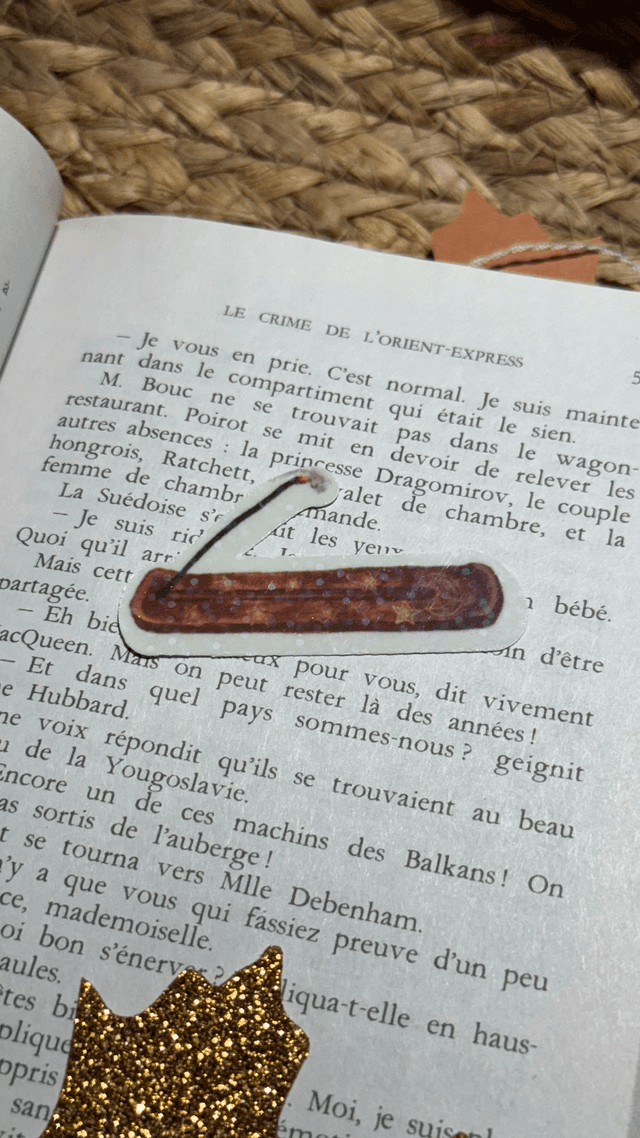 Sticker holographique &quot;Porte-encens&quot;